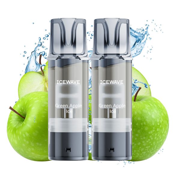 Cartus Icewave E1 Pod Green Apple Ice 2ml 20mg 2 Cartuse