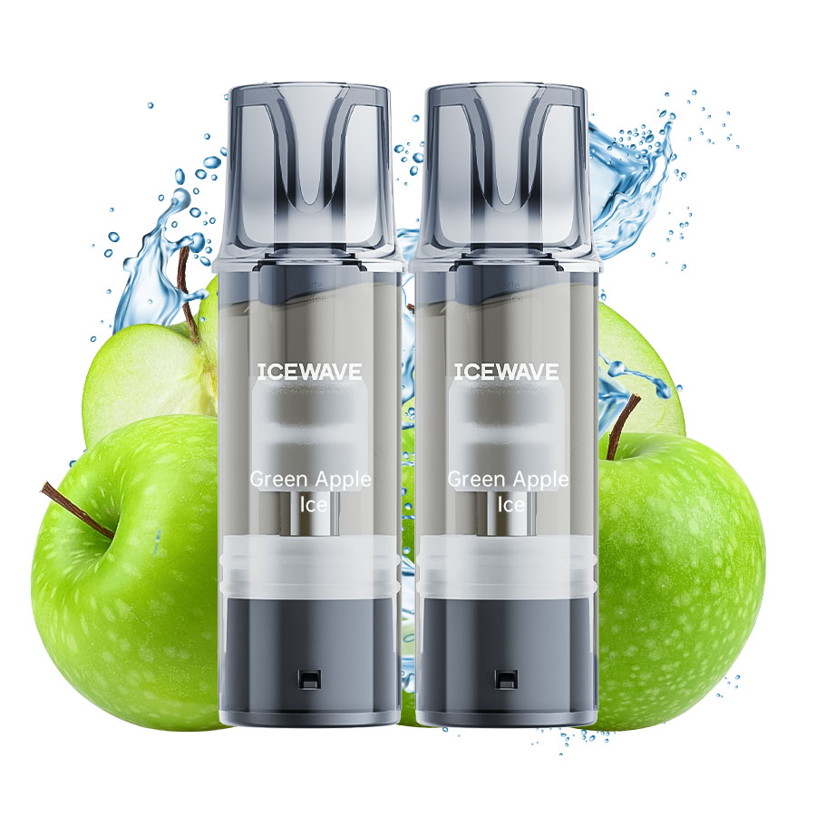 Cartus Icewave E1 Pod Green Apple Ice 2ml 20mg 2 Cartuse