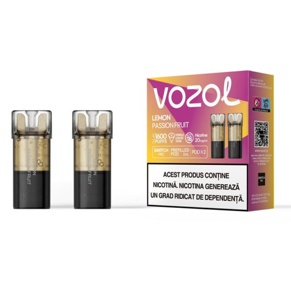 Set 2 cartuse Vozol Switch Pro 800 - Lemon Passionfruit