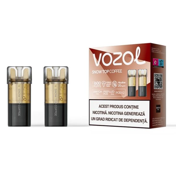 Set 2 cartuse Vozol Switch Pro 800 - Snow top coffe