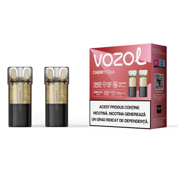 Set 2 cartuse Vozol Switch Pro 800 - Cherry Cola