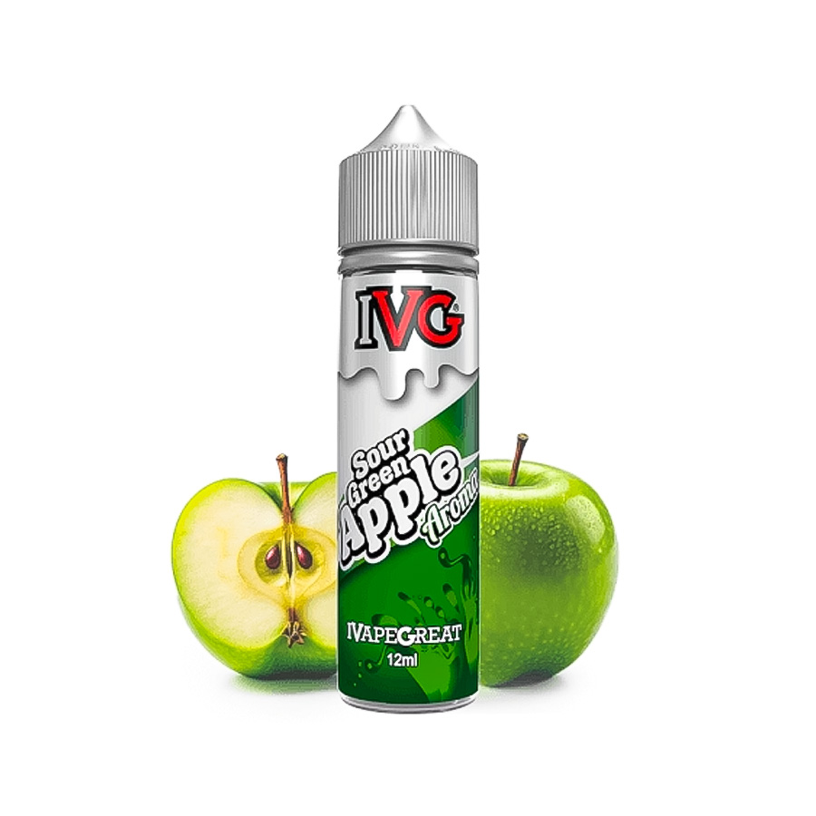 Lichid IVG Sour Green Apple Longfill 12ml