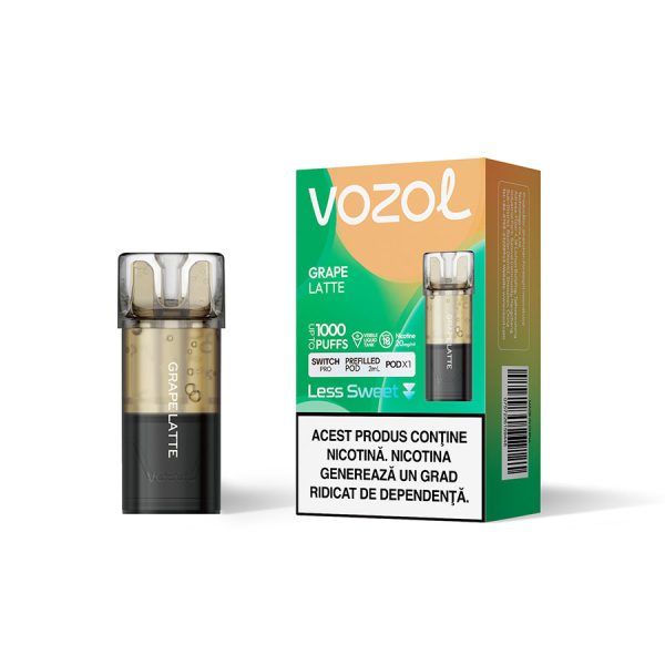 Cartus Switch Pro single Grape Latte Less Sweet 2ml 20mg