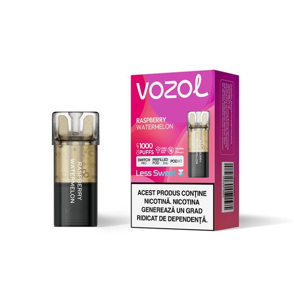 Cartus Switch Pro single Raspberry Watermelon Less Sweet 2ml 20mg